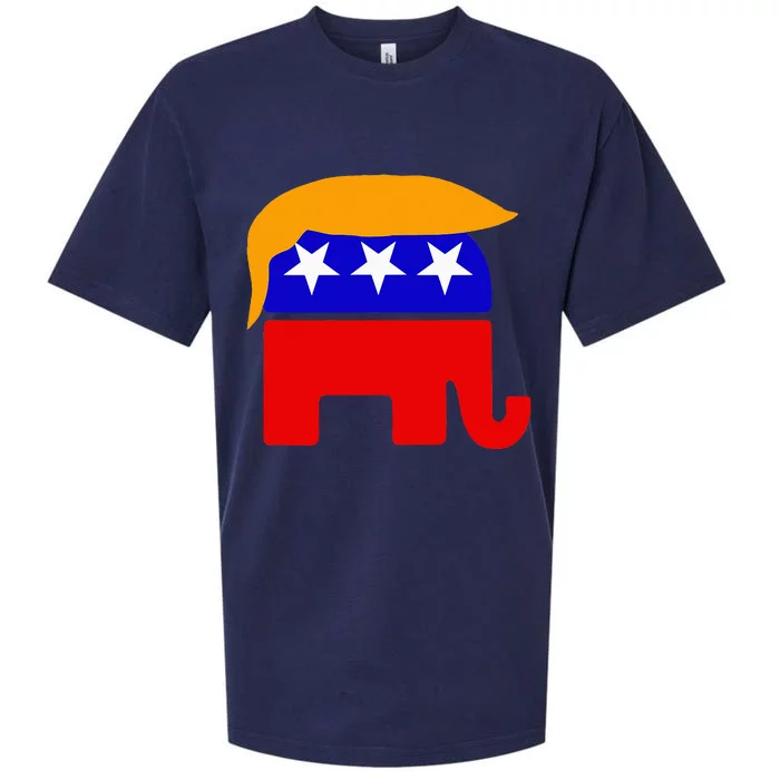 Gop President Donald Trump Republican Elephant Hair Sueded Cloud Jersey T-Shirt