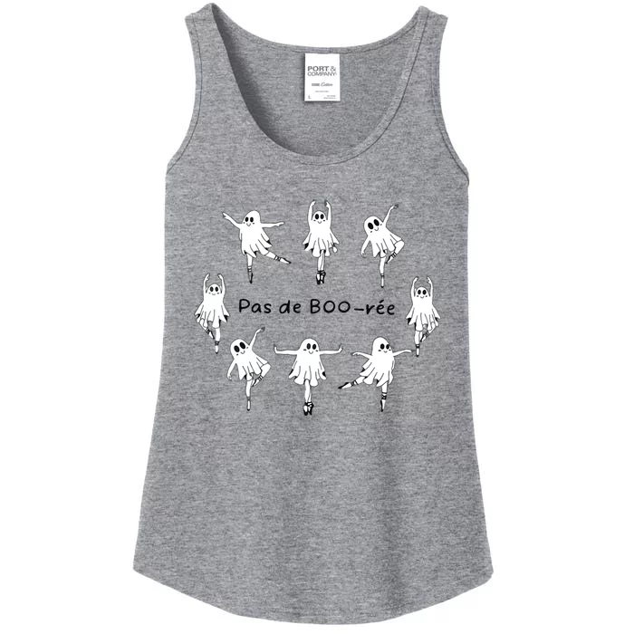 Ghost Pas De BooréE Ballet Dancer Spooky Halloween Ladies Essential Tank