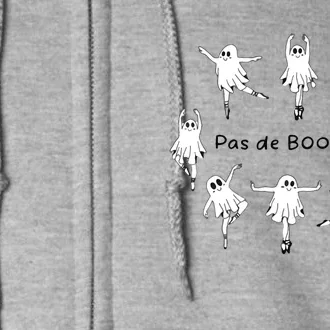 Ghost Pas De BooréE Ballet Dancer Spooky Halloween Full Zip Hoodie