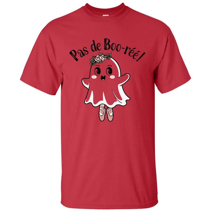 Ghost Pas De BooréE Ballet Dancer Spooky Halloween Tall T-Shirt