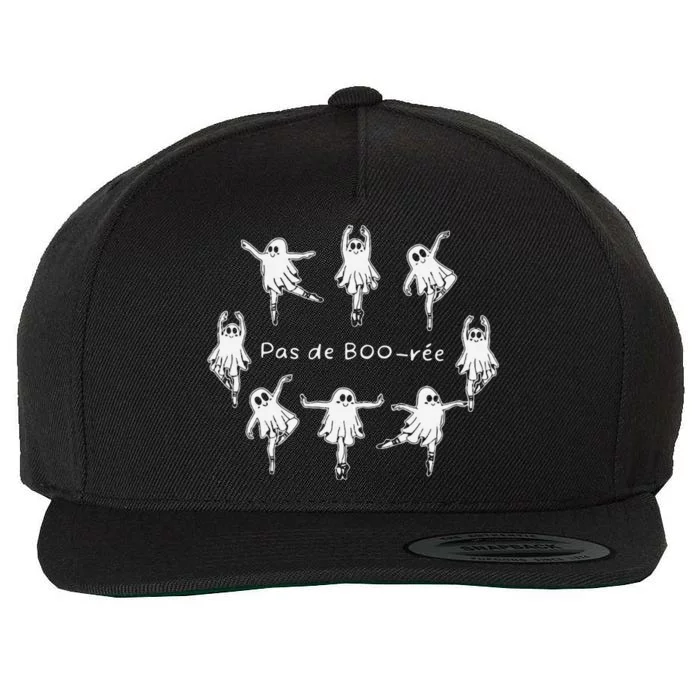 Ghost Pas De BooréE Ballet Dancer Spooky Halloween Wool Snapback Cap