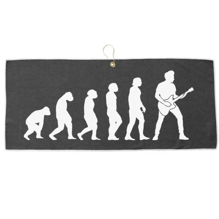 Guitar Player Evolution Guitarist Player Guitar Large Microfiber Waffle Golf Towel