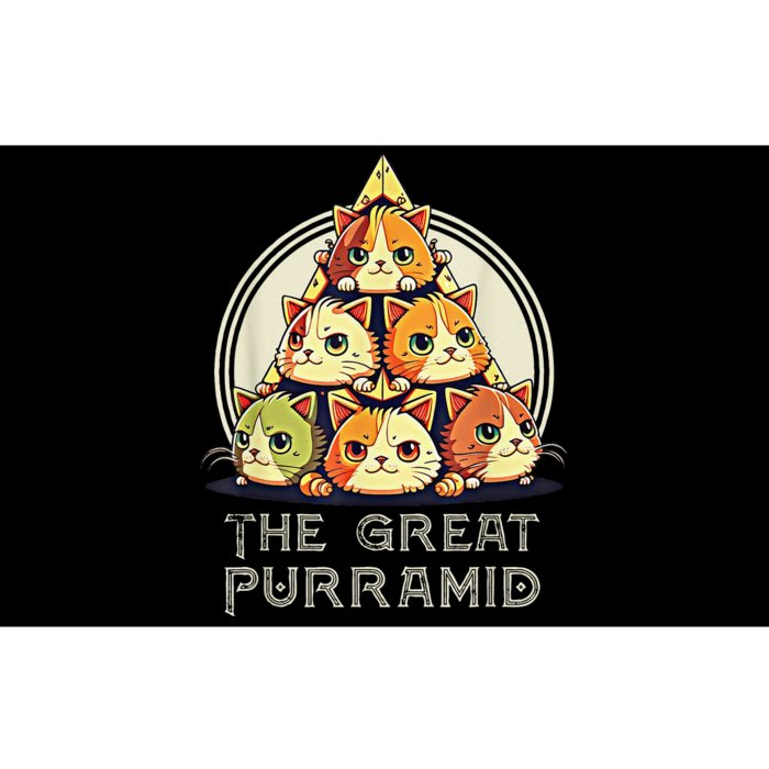 Great Pyramid Egypt Funny Egyptian Purramid for Cat Owners Bumper Sticker