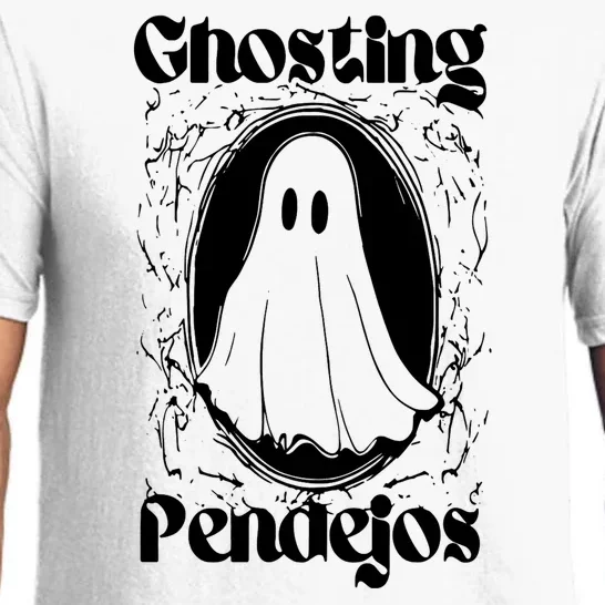 Ghosting Pendejos Funny Mexican Ghost Halloween Pajama Set