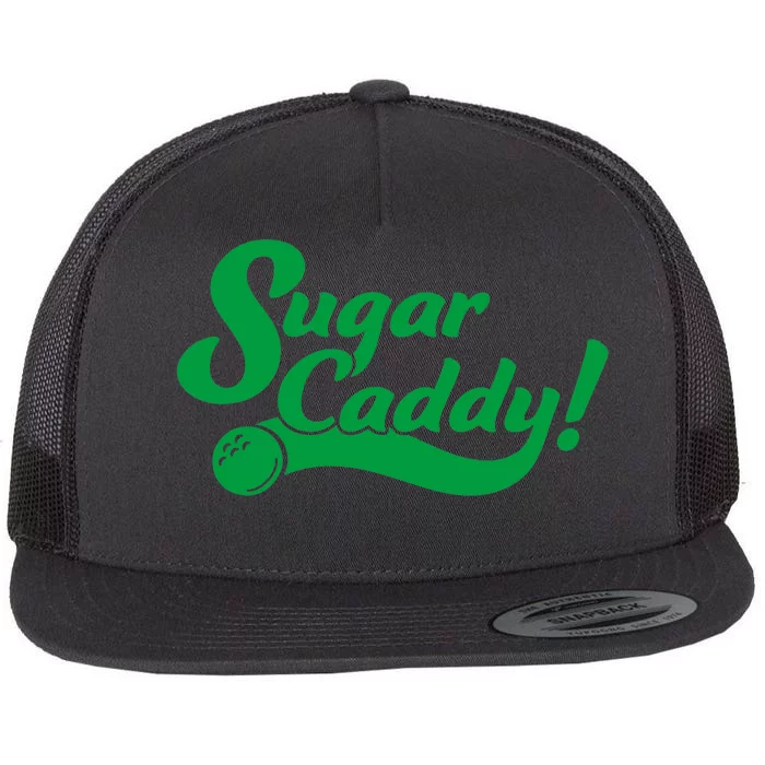 Golf Player Funny Caddy Costume Sugar Caddy Golf Tournament Flat Bill Trucker Hat