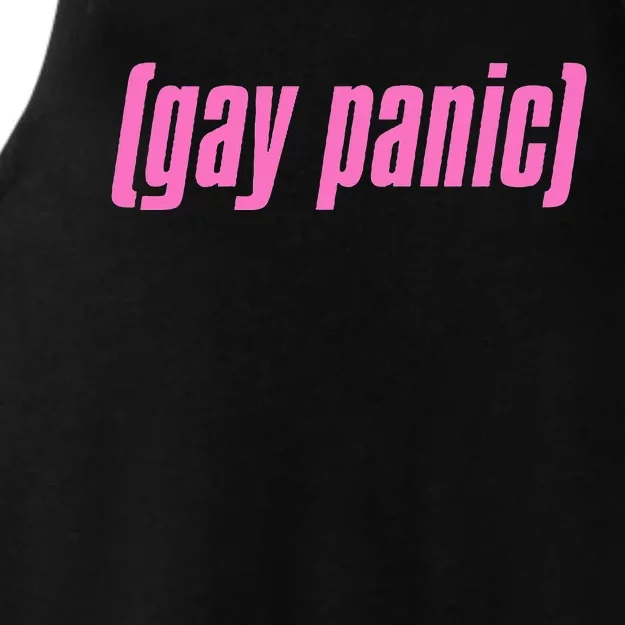 Gay Panic Fear You Meme Queer Lgbt Protest Pride Ladies Tri-Blend Wicking Tank