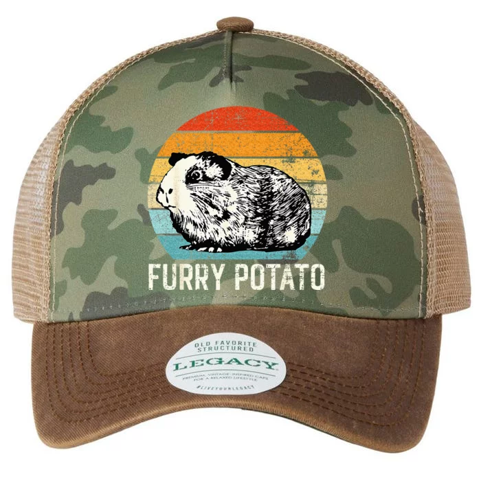 Guinea Pig Furry Potato Vintage Guinea Pig Legacy Tie Dye Trucker Hat