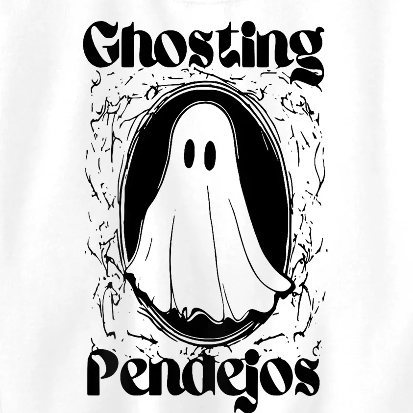 Ghosting Pendejos Funny Mexican Ghost Halloween Kids Sweatshirt