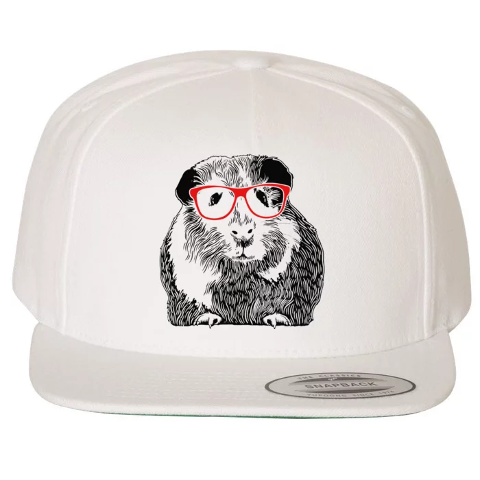 Guinea Pig Funny Guinea Pig Cute Guinea Pig Wool Snapback Cap