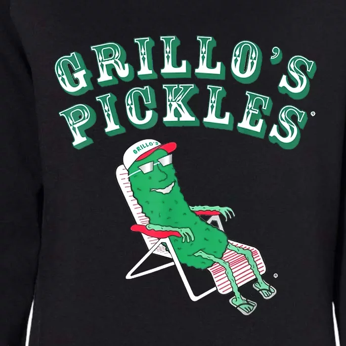 Grillos Pickles Funny Cucumber Gift Womens California Wash Sweatshirt