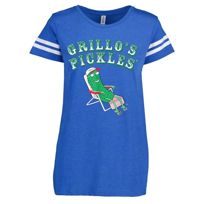 Grillos Pickles Funny Cucumber Gift Enza Ladies Jersey Football T-Shirt