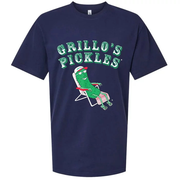 Grillos Pickles Funny Cucumber Gift Sueded Cloud Jersey T-Shirt