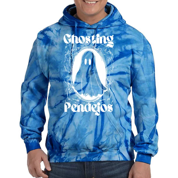 Ghosting Pendejos Funny Mexican Ghost Halloween Tie Dye Hoodie