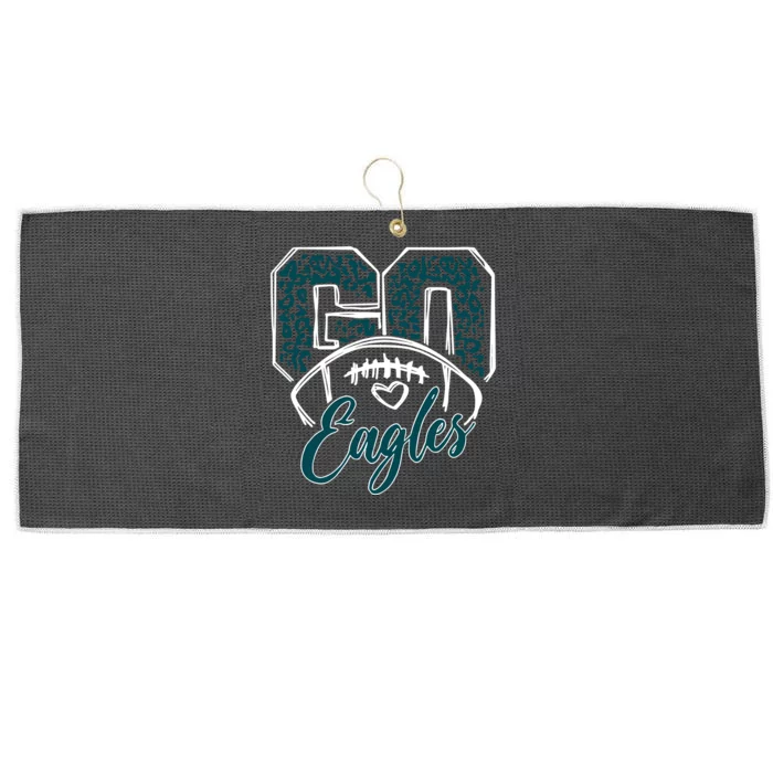 Go Philadelphia Football Philly Football Fan Trending Gift Idea Large Microfiber Waffle Golf Towel