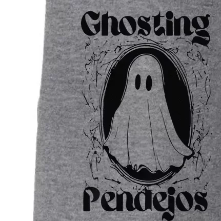 Ghosting Pendejos Funny Mexican Ghost Halloween Gift Doggie 3-End Fleece Hoodie