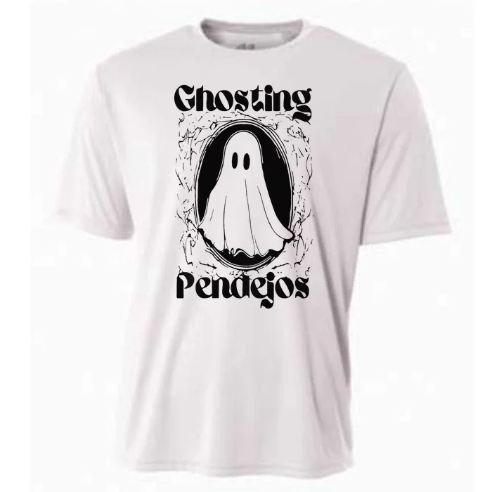 Ghosting Pendejos Funny Mexican Ghost Halloween Gift Cooling Performance Crew T-Shirt