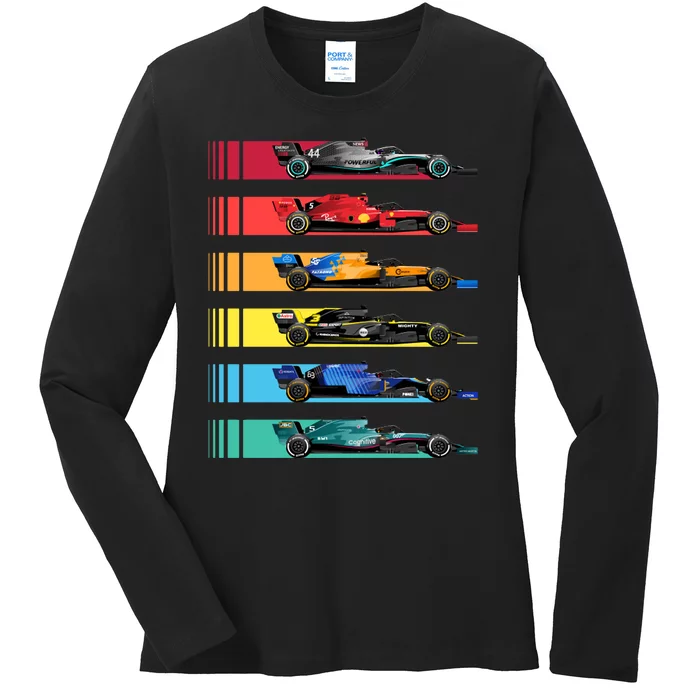 Grand Prix F1 Race Ladies Long Sleeve Shirt