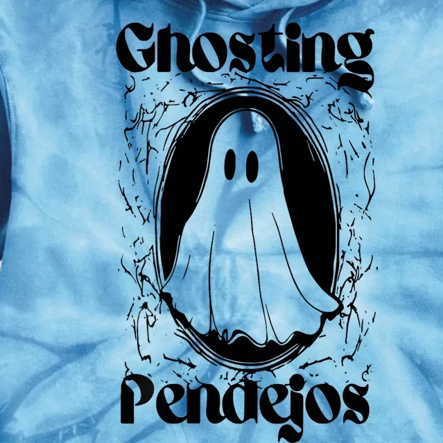 Ghosting Pendejos Funny Mexican Ghost Halloween Tie Dye Hoodie