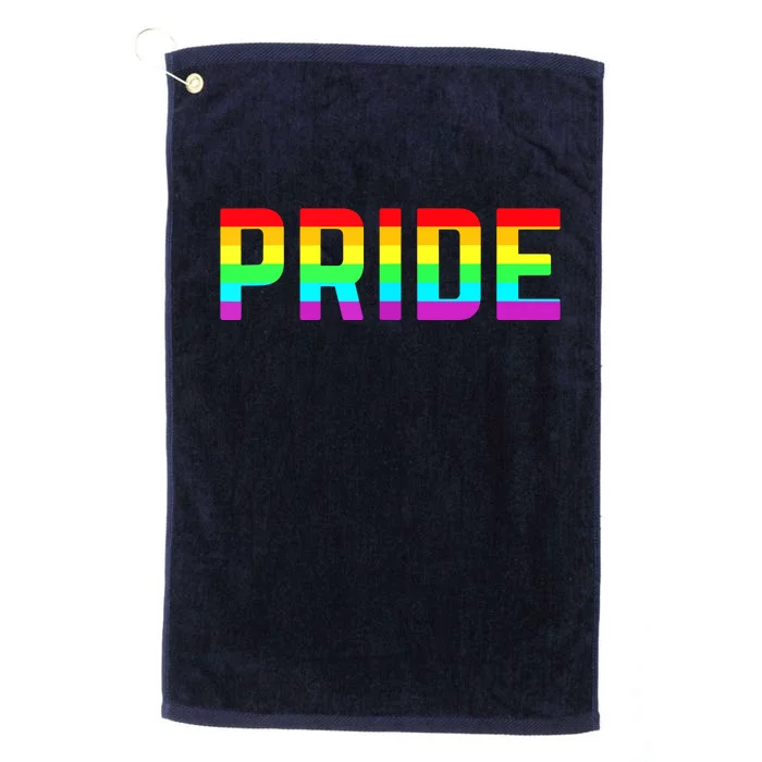 Gay Pride Fist Rainbow Flag LGBT Platinum Collection Golf Towel