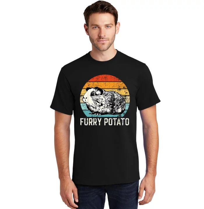 Guinea Pig Furry Potato Vintage Guinea Pig Tall T-Shirt