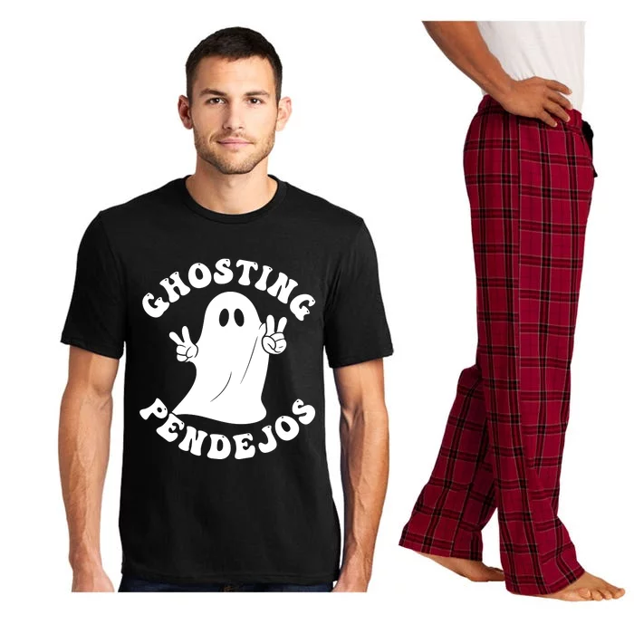 Ghosting Pendejos Funny Mexican Ghost Halloween Meme Pajama Set