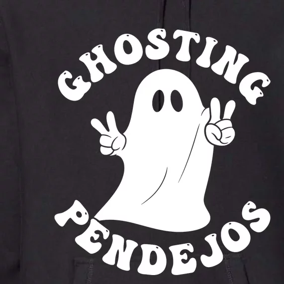 Ghosting Pendejos Funny Mexican Ghost Halloween Meme Premium Hoodie