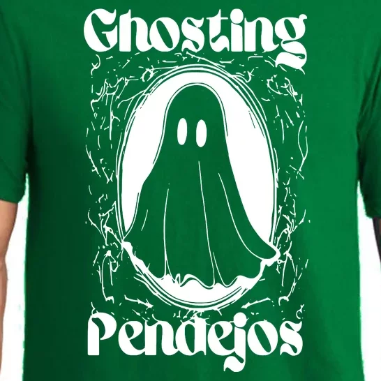 Ghosting Pendejos Funny Mexican Ghost Halloween Meme Pajama Set