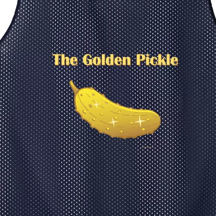 Golden Pickle, Fun Pickleball Shirt Mesh Reversible Basketball Jersey Tank