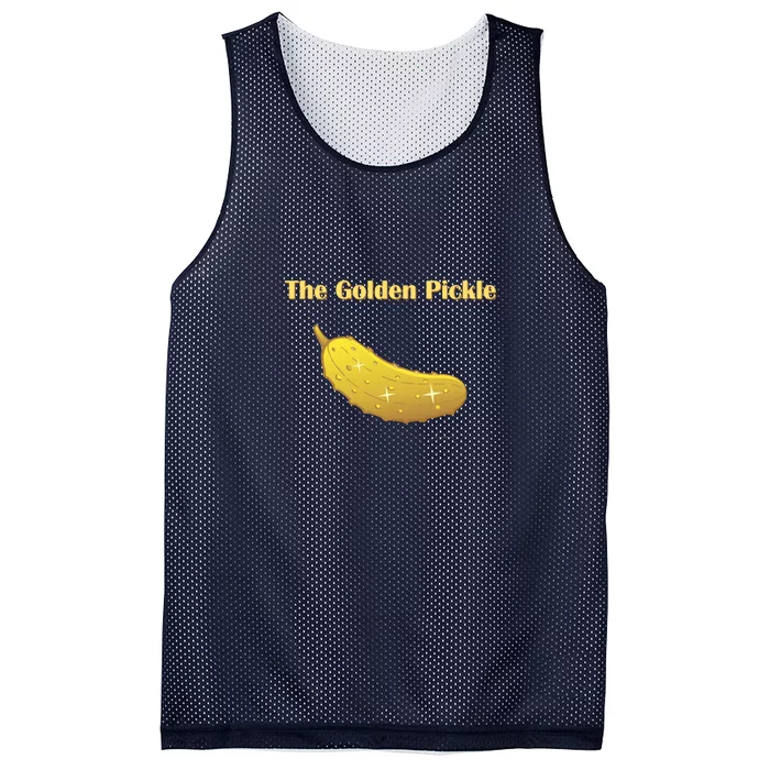 Golden Pickle, Fun Pickleball Shirt Mesh Reversible Basketball Jersey Tank