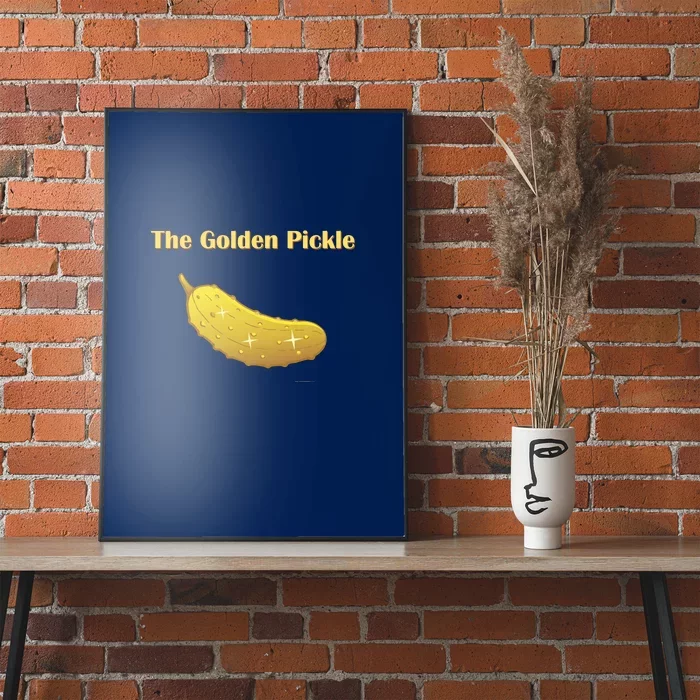 Golden Pickle, Fun Pickleball Shirt Poster