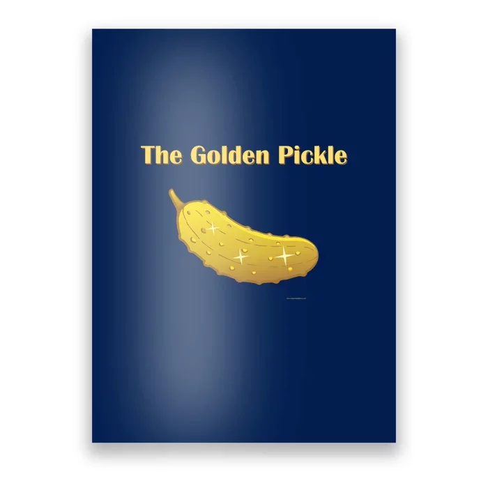 Golden Pickle, Fun Pickleball Shirt Poster