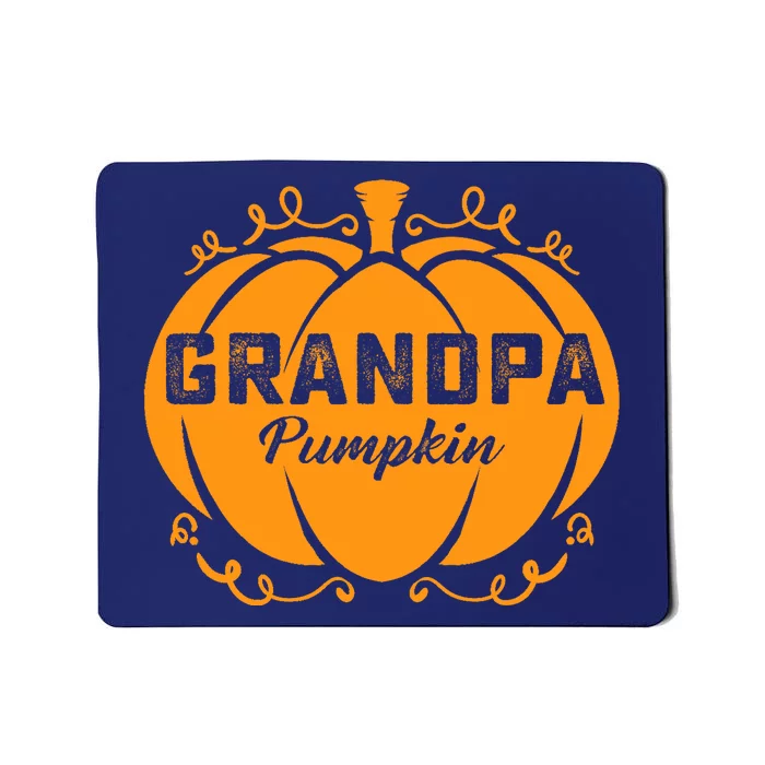 Grandpa Pumpkin Funny Halloween Family Costume Thanksgiving Mousepad