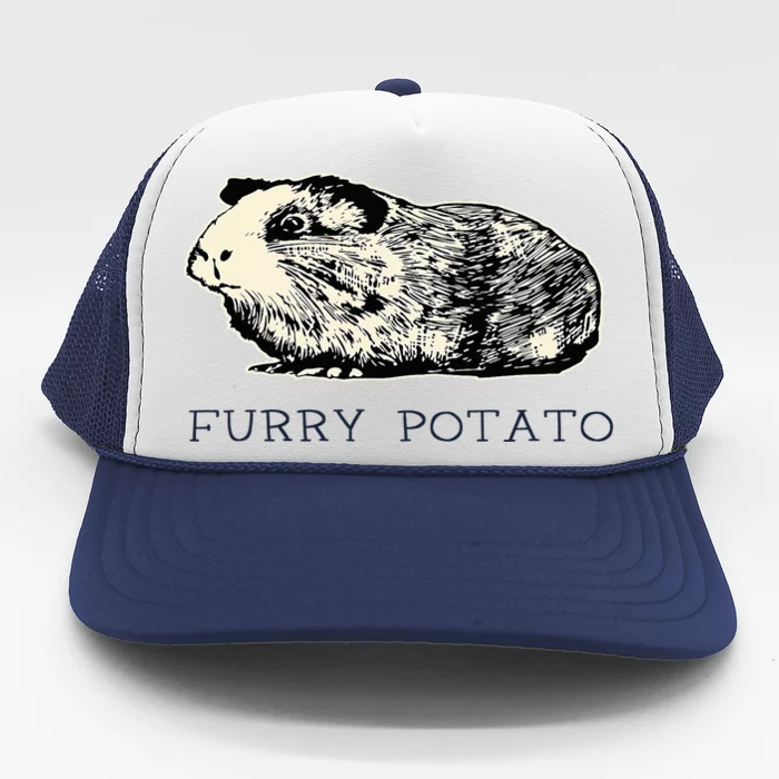 Guinea Pig Furry Potato Vintage Guinea Pig Trucker Hat