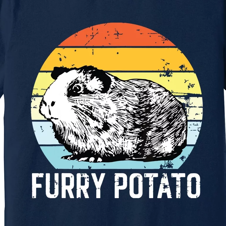 Guinea Pig Furry Potato Vintage Guinea Pig Premium T-Shirt