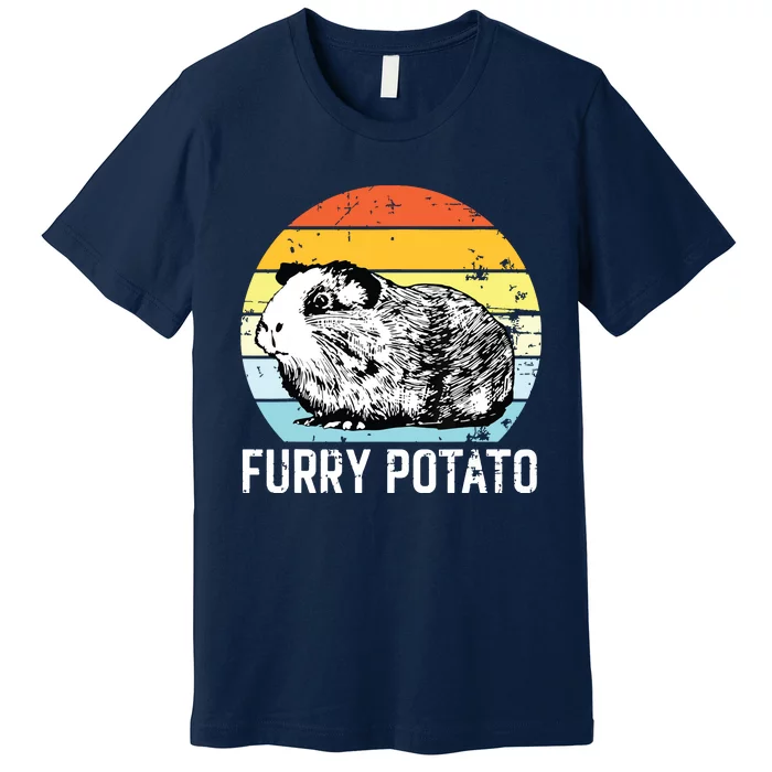 Guinea Pig Furry Potato Vintage Guinea Pig Premium T-Shirt