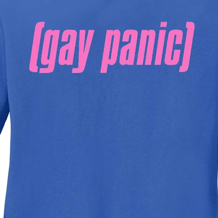 Gay Panic Fear You Meme Queer Lgbt Protest Pride Ladies Long Sleeve Shirt