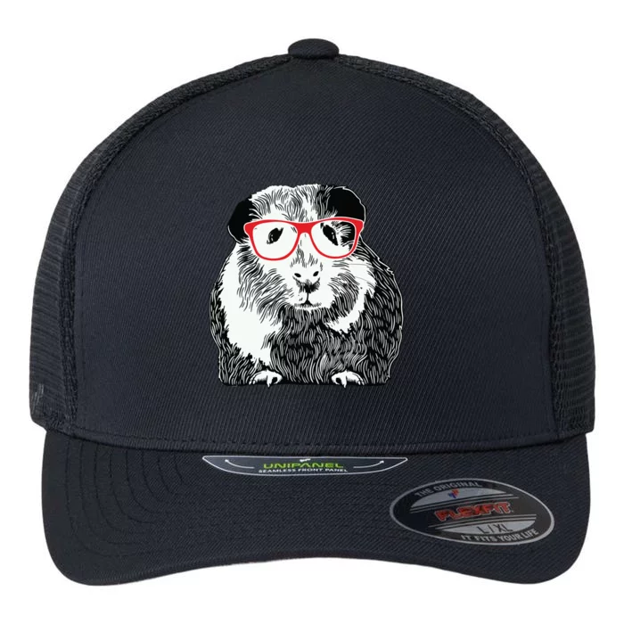 Guinea Pig Funny Guinea Pig Tee Cute Guinea Pig Flexfit Unipanel Trucker Cap