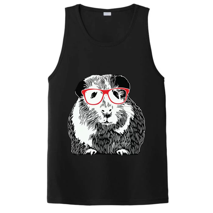 Guinea Pig Funny Guinea Pig Tee Cute Guinea Pig Performance Tank