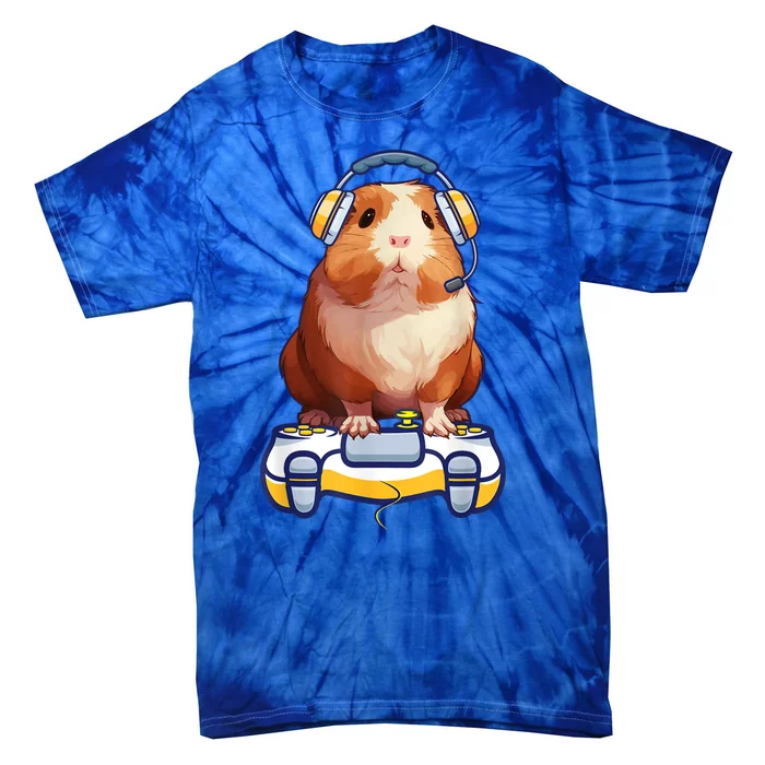 Guinea Pig Funny Video Gamer Lover Tie-Dye T-Shirt