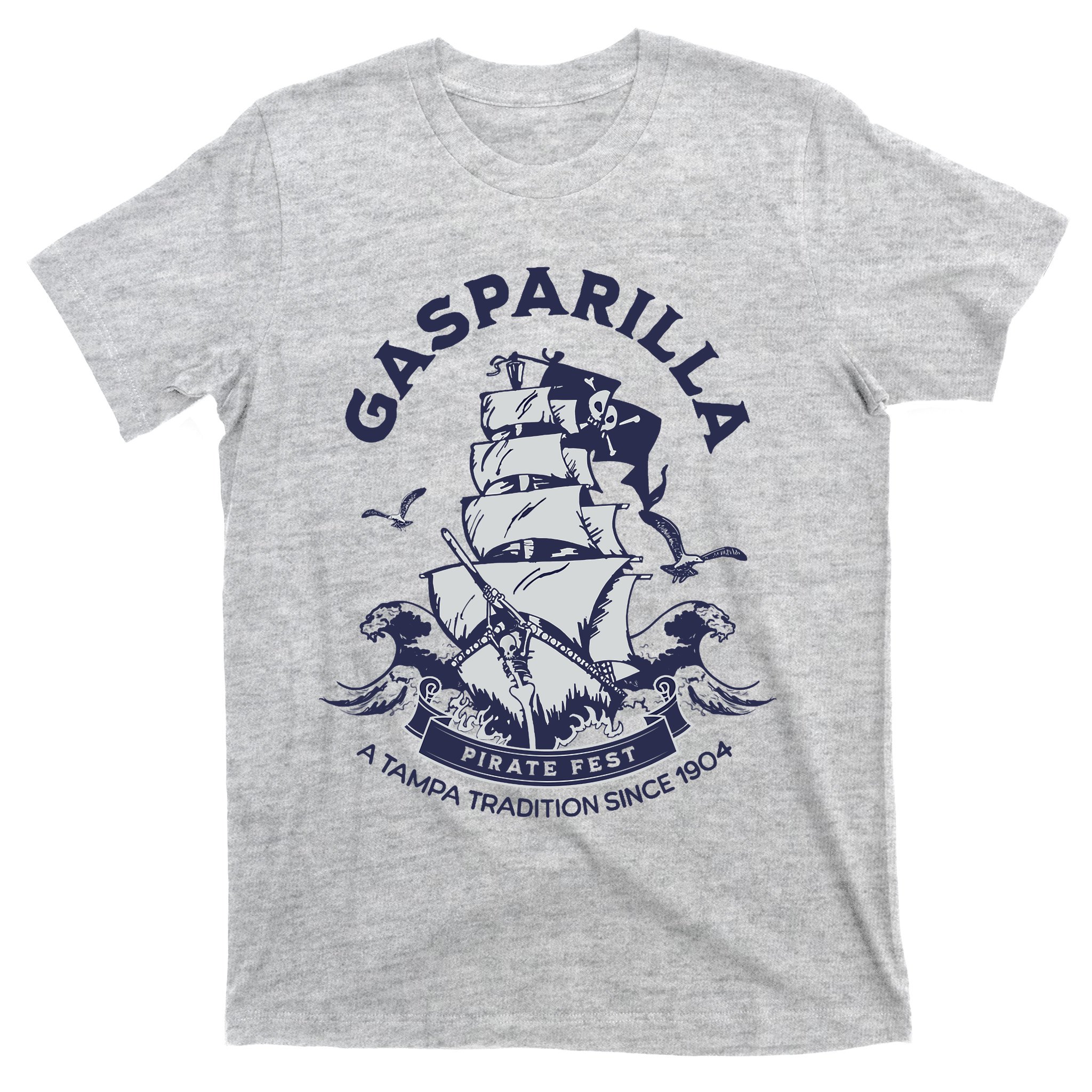 Tampa Gasparilla Shirt Bleached Shirt Gasparilla Shirt 