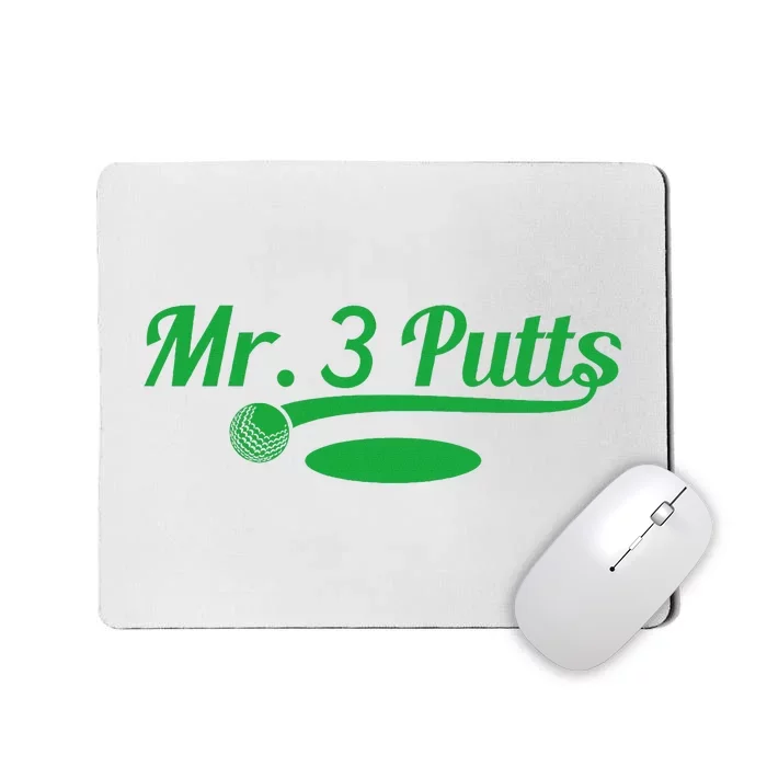 Golf Putter Funny Golfing Loser 3 Putts Suck Golf Ball Mousepad