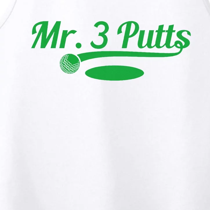 Golf Putter Funny Golfing Loser 3 Putts Suck Golf Ball Performance Tank