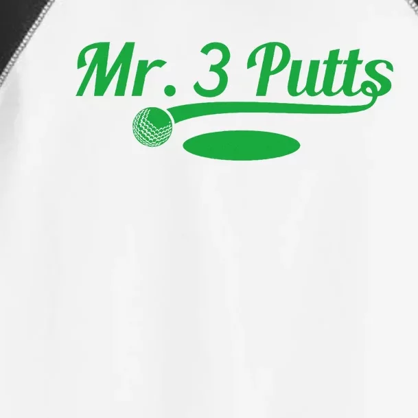 Golf Putter Funny Golfing Loser 3 Putts Suck Golf Ball Toddler Fine Jersey T-Shirt