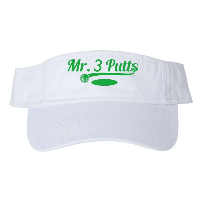 Golf Putter Funny Golfing Loser 3 Putts Suck Golf Ball Valucap Bio-Washed Visor