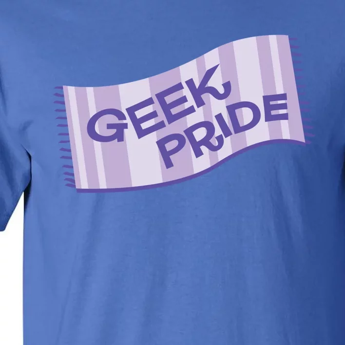 Geek Pride Funny Nerd Lilac Design For Towel Day Gift Tall T-Shirt