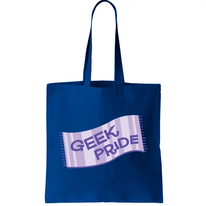 Geek Pride Funny Nerd Lilac Design For Towel Day Gift Tote Bag