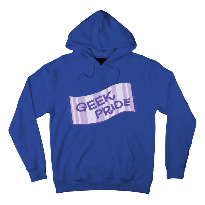 Geek Pride Funny Nerd Lilac Design For Towel Day Gift Tall Hoodie