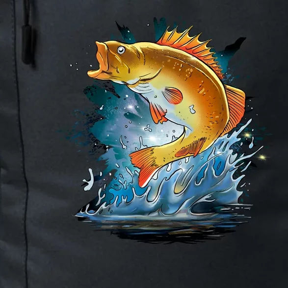 Golden Perch Fish Sea Daily Commute Backpack