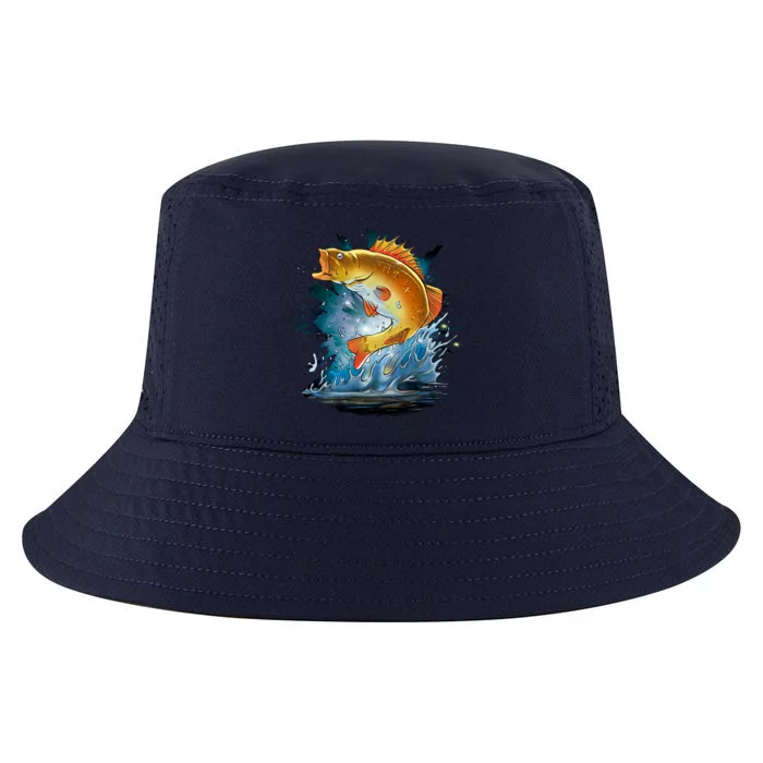 Golden Perch Fish Sea Cool Comfort Performance Bucket Hat