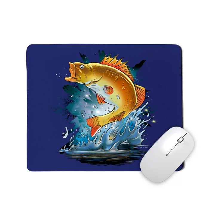 Golden Perch Fish Sea Mousepad